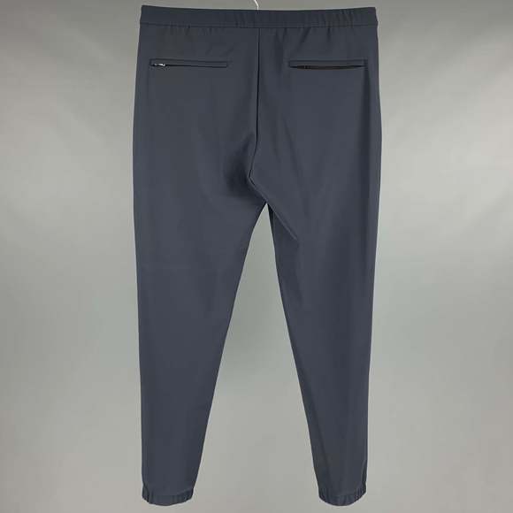 THEORY Grey Slate Polyamide Elastane Joggers Casual Pants - Picture 2 of 4